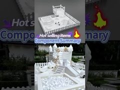 Trẻ em Trò chơi mềm Trò chơi sân chơi bóng Bể bơi với trượt