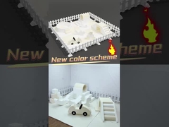 Soft Play Set Outdoor White With Nude Color Package Set Cho Trẻ em