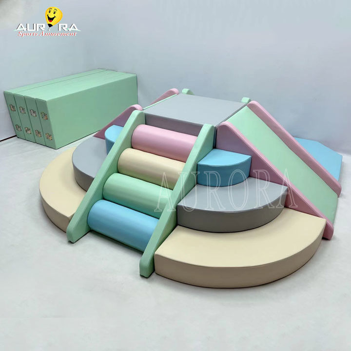 Đồ chơi mềm trẻ em Pastel Bảng leo núi cho bữa tiệc Cho thuê thiết bị chơi mềm tùy chỉnh