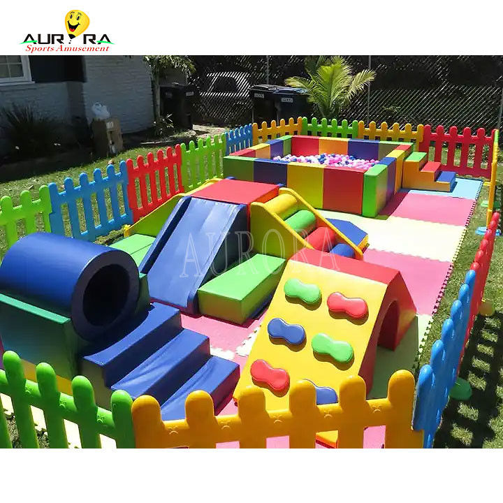Colorful Toddler Infant Soft Play Equipment For Rental Soft Play Set (Thiết bị chơi mềm trẻ sơ sinh màu sắc cho thuê)