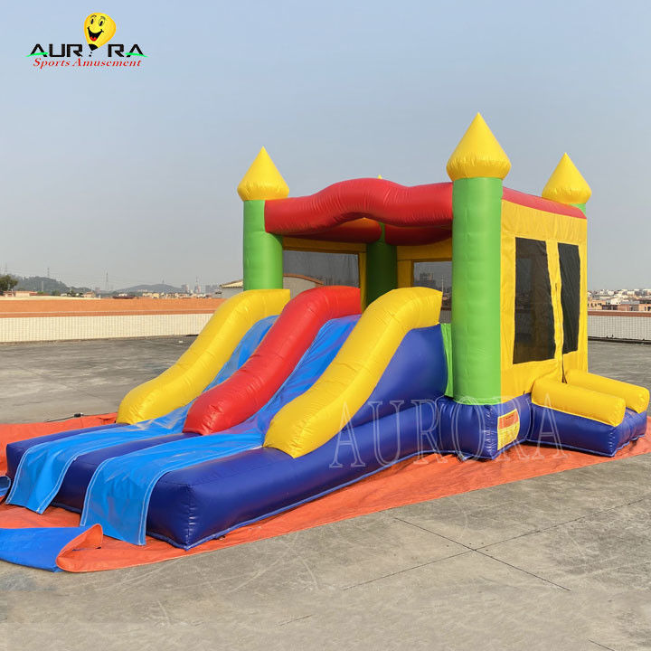 Tháp nhảy đầy màu sắc Combo Kids Inflatable Bounce House With Slide