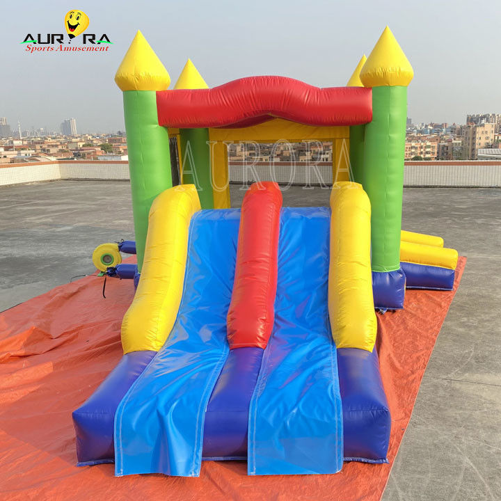Tháp nhảy đầy màu sắc Combo Kids Inflatable Bounce House With Slide
