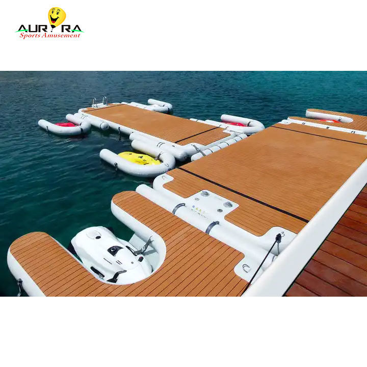 Khả năng chống cháy bơm nổi Dock Mat Leisure Floating Platform For Lake