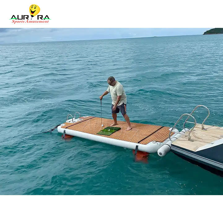Khả năng chống cháy bơm nổi Dock Mat Leisure Floating Platform For Lake