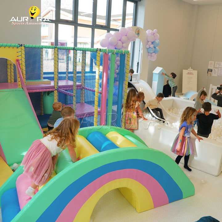 Indoor Soft Play Outdoor Playground Party Thuê thiết bị chơi thảm bóng đá