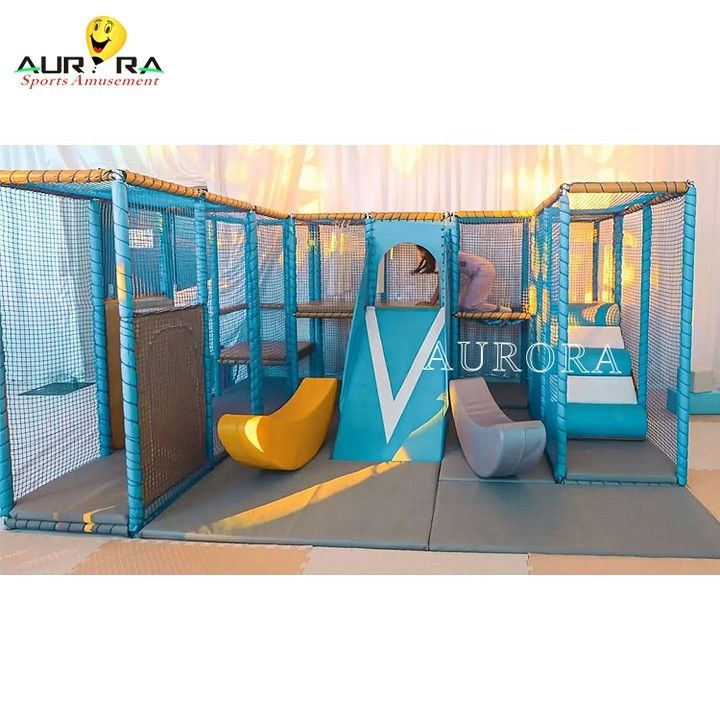 Trẻ em chơi đất mềm leo núi với sân chơi trong nhà và ngoài trời PU thiết lập