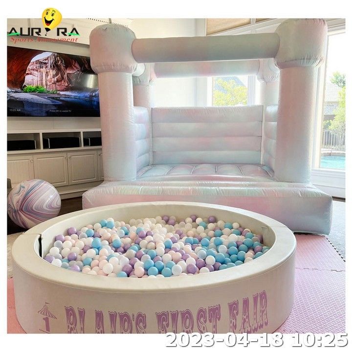 trong nhà bơm hơi đầy màu sắc mẫu giáo mềm chơi đồ chơi trung tâm bộ hồ bơi bóng