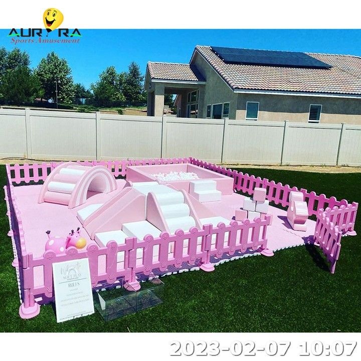 Thiết bị chơi mềm bơm cho trẻ sơ sinh sân chơi ngoài trời trong nhà Vườn leo núi Ball Pit Party Cho thuê