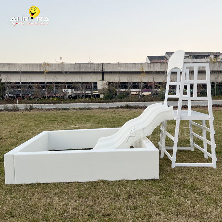 Khung gỗ bơm bơm bơm thiết bị chơi trẻ em đặt Bubble Dome Bouncy Castle Bouncer trắng
