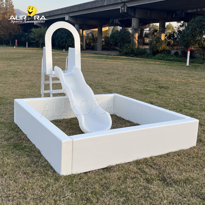 Khung gỗ bơm bơm bơm thiết bị chơi trẻ em đặt Bubble Dome Bouncy Castle Bouncer trắng