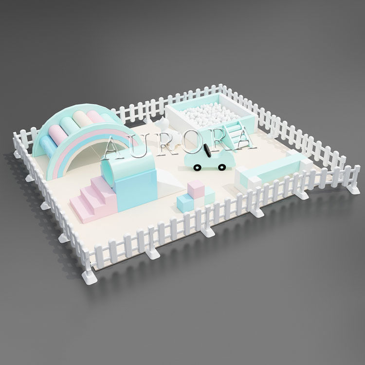 Màu sắc tùy chỉnh Soft Play Merry Go Round Event Party Cho thuê trẻ em vòng xoáy