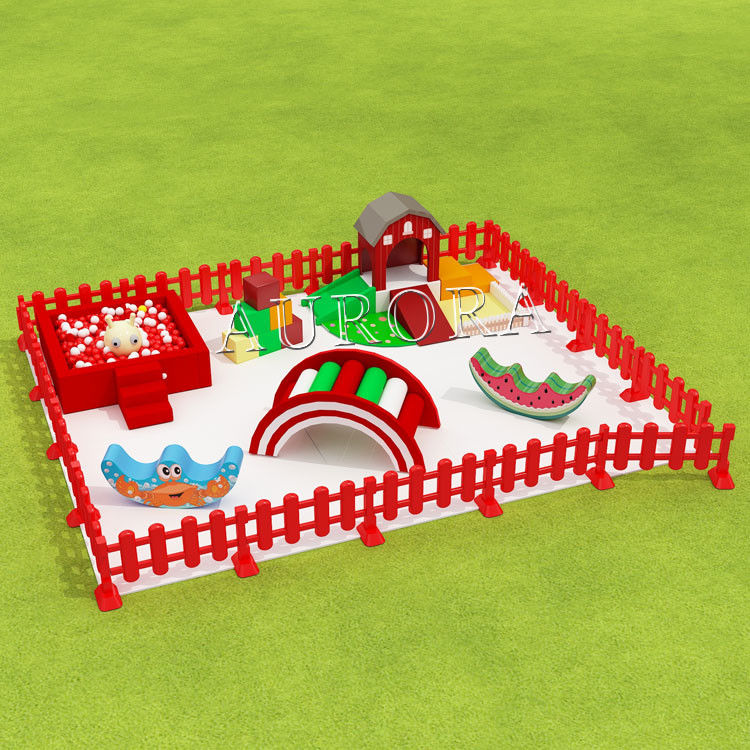 Soft Play Gences Thiết bị chơi mềm cho trẻ em Soft Play ngoài trời với hố bóng