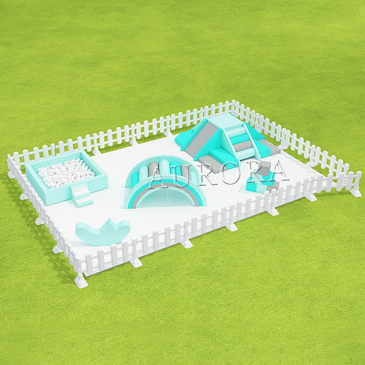 Green Indoor Soft Play Playground Soft Play For Kids Factory trực tiếp ngoài trời