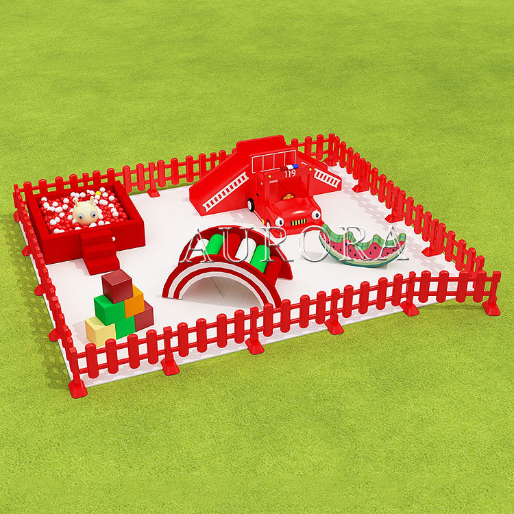 Soft Play Package Bảng leo núi màu vàng màu trắng Thiết bị chơi cho thuê bữa tiệc
