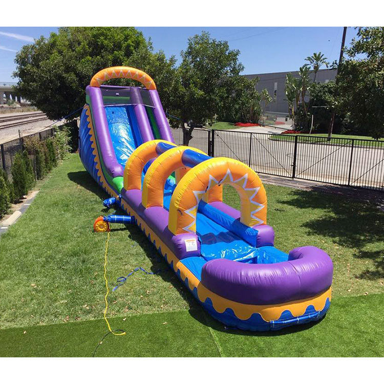 40ft Long Giant Slides An toàn Bánh trượt bơm N Slide Jumbo Aqua Slide Water Slide