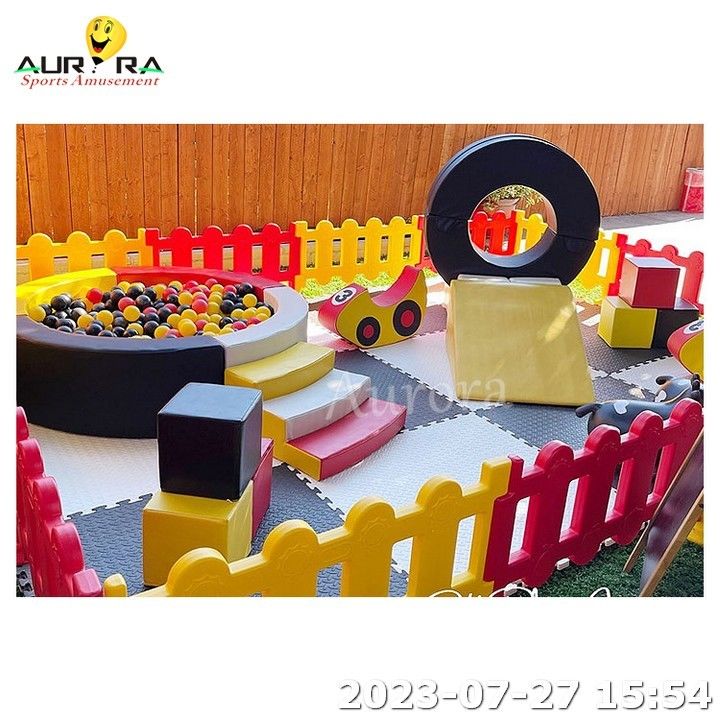 Đen Đỏ Trẻ em Indoor Soft Play Trẻ em trèo khối Soft Play Điện Soft Play