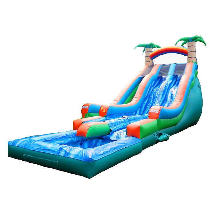 Park Giant Inflatable Water Slide cho người lớn sân chơi ngoài trời dành cho trẻ em
