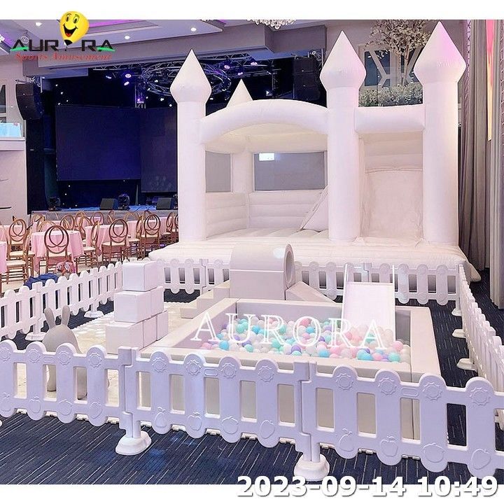 Trò chơi mềm màu hồng trắng Thiết bị chơi mềm trong nhà Trẻ em leo núi Soft Play Sets Soft Play