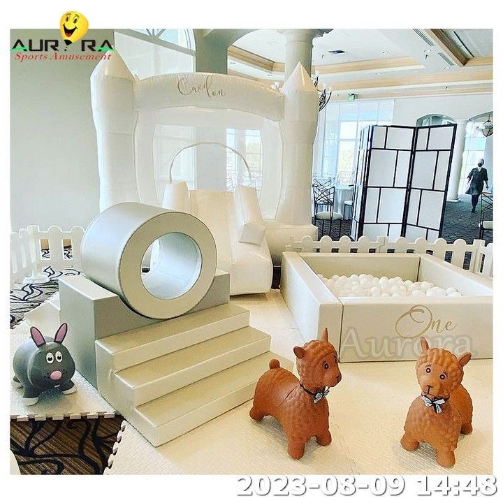 Outdoor Ball Pit Children Soft Play Sets Area Indoor Inflatable Bounce House (Nhà nhảy lên có thể thổi trong nhà)