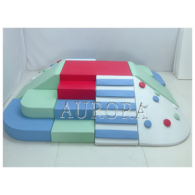 Kids Soft Play Ball Pit Một bộ đầy đủ Soft Play Rainbow Bridge Thiết bị Soft Play
