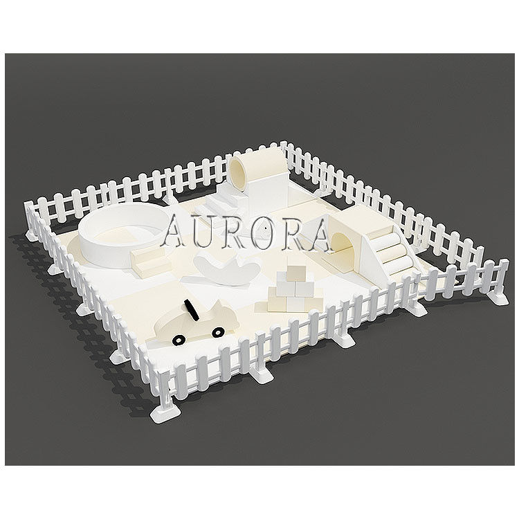 Soft Play Set Outdoor White With Nude Color Package Set Cho Trẻ em