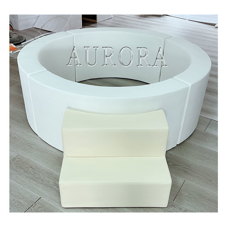 Soft Play Set Outdoor White With Nude Color Package Set Cho Trẻ em